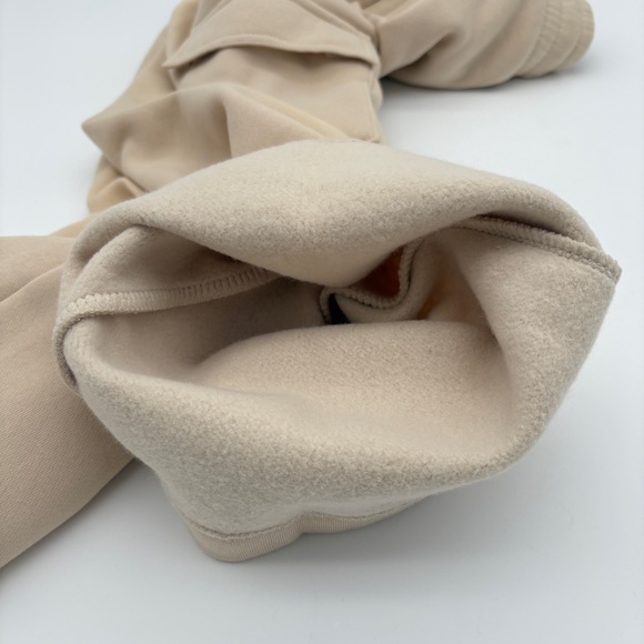 NWT Jordan Girls Size M Color Ledgend Lt Brown Fleece Lined Cargo Jogger pants - Picture 7 of 7